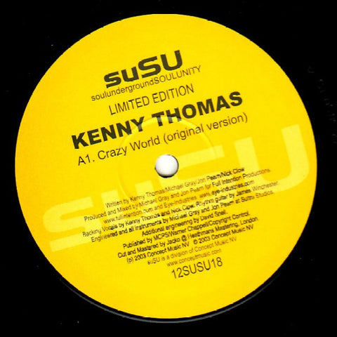 Kenny Thomas / Daisy Hicks – Crazy World / Hooked On You SuSU – 12SuSU18