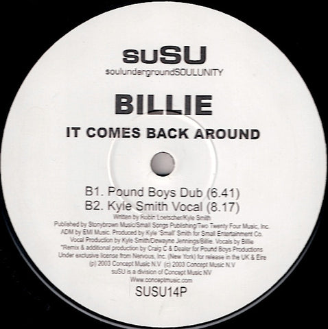 Billie – It Comes Back Around suSU – 12SUSU14P