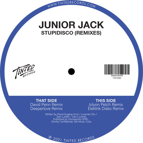 Junior Jack – Stupidisco (Remixes) Tinted Records – TINTV003