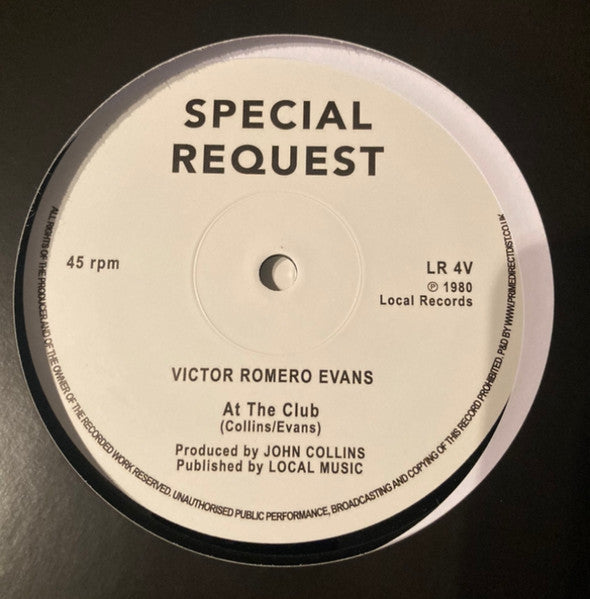 Victor Romero Evans / The Detonators - At The Club / Lift Off Special Request LR4