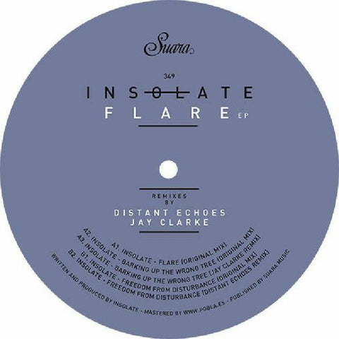 Insolate ‎– Flare Ep Suara ‎– SUARA349