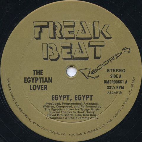 The Egyptian Lover ‎– Egypt, Egypt Freak Beat Records ‎– DMSR00661