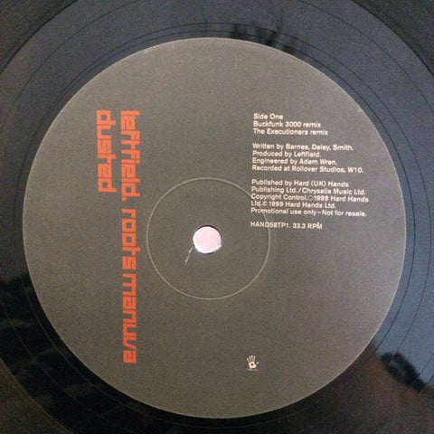 Leftfield / Roots Manuva – Dusted (Promo 1) / Dusted (Promo 2) Hard Hands – HAND058TP1/TP2