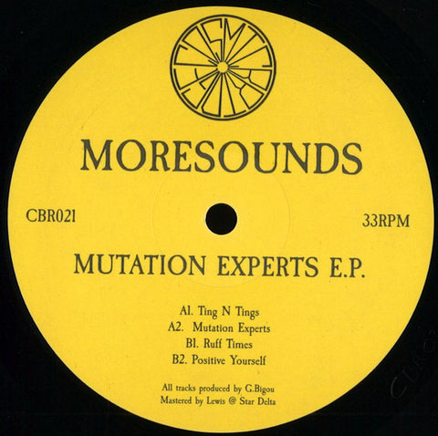 Moresounds ‎– Mutation Experts EP - Cosmic Bridge ‎– CBR021