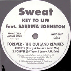 Key To Life, Sabrina Johnston - Forever - The Outland Remixes 12" SWHZ027P Sweat