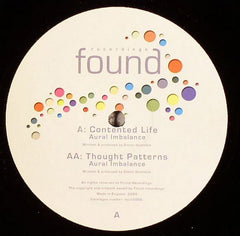 Aural Imbalance ‎– Contented Life / Thought Patterns - Found Recordings ‎– FOU12002