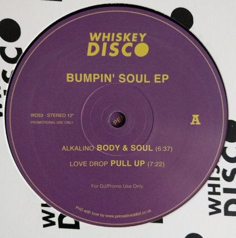 Various ‎– Bumpin' Soul EP - Whiskey Disco ‎– WD53