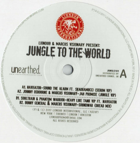 Liondub & Marcus Visionary Jungle To The World LionDub International ‎– JUNGLE101