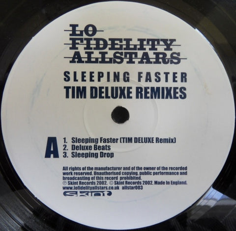 Lo-Fidelity Allstars - Voodoo House / Sleeping Faster 12" ALLSTAR003 Skint