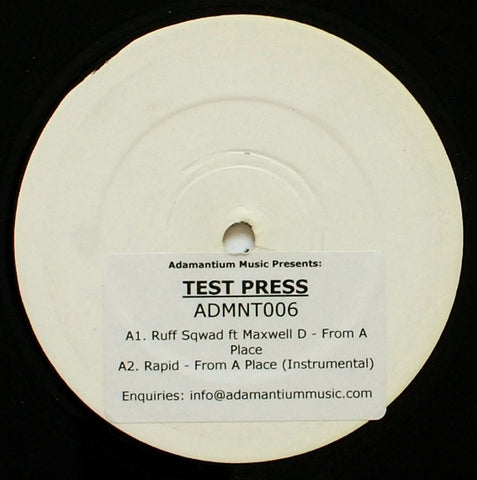 Ruff Sqwad - From A Place - PROMO ADMNT006 Adamantium Music
