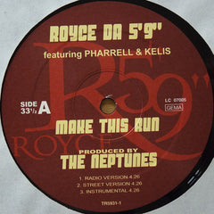 Royce Da 5'9" - Make This Run 12" TR593-1 Trouble Records