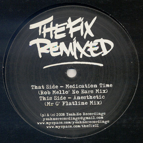 The Fix - Remixed 12" FIX96 Yeah No Recordings