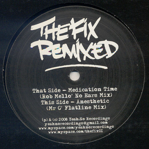 The Fix – Remixed  Yeah No Recordings ‎– FIX 96