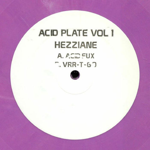 Hezziane ‎– Acid Plate Volume 1 Acid Plate ‎– ACIDPLATE001