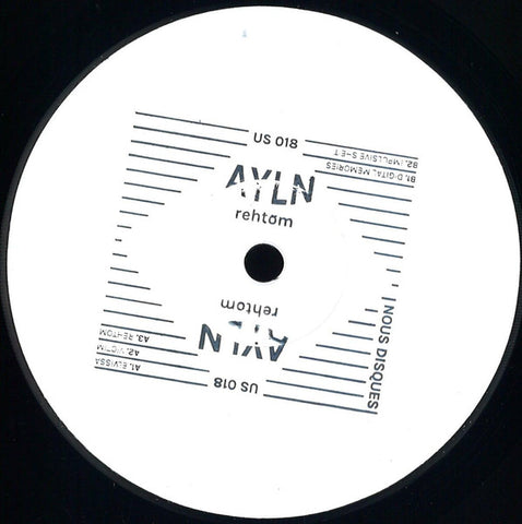Ayln ‎– Rehtom Nous ‎– US018