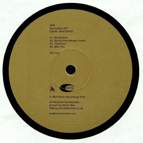 BRS ‎– Spring Dom EP Wolf Music Recordings ‎– WOLFEP047