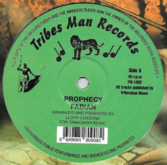 Fabian - Prophecy - Tribes Man Records ‎– TM1002