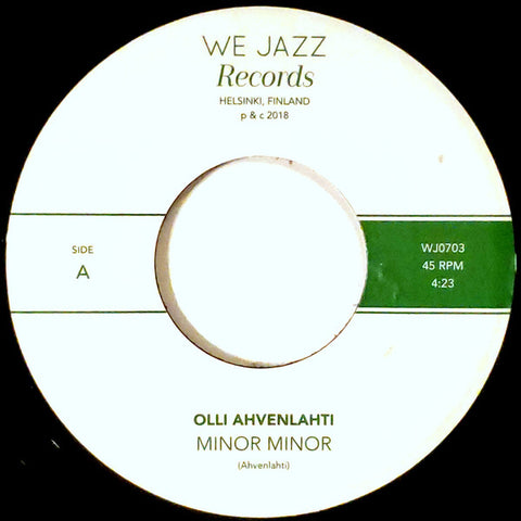 Olli Ahvenlahti / The Stance Brothers ‎– Minor Minor We Jazz ‎– WJ0703