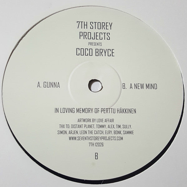 Coco Bryce ‎– Gunna / A New Mind 7th Storey Projects ‎– 7TH12026