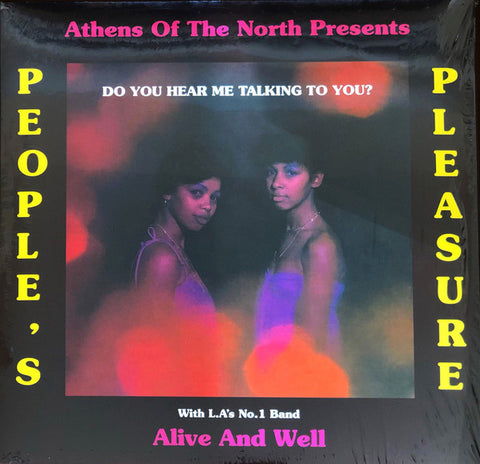 People's Pleasure With Alive And Well - Do You Hear Me Talking To You Athens Of The North – AOTNLP023