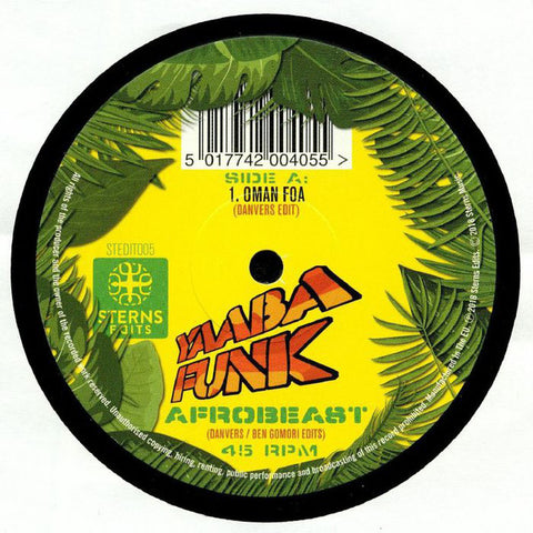 Yaaba Funk ‎– Afrobeast (Danvers/Ben Gomori Edits) - Sterns Edits ‎– STEDIT005