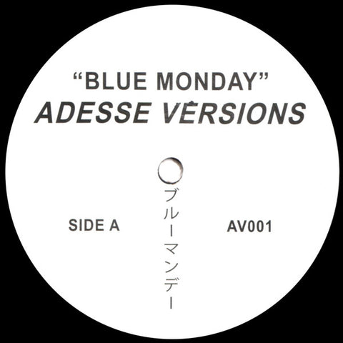 Adesse Versions ‎– Blue Monday AV001