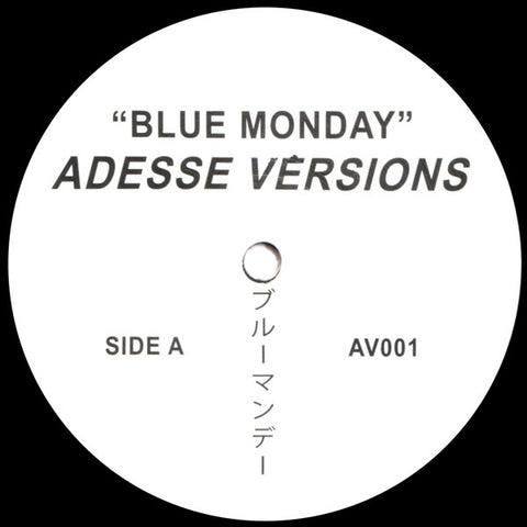 Adesse Versions ‎– Blue Monday AV001