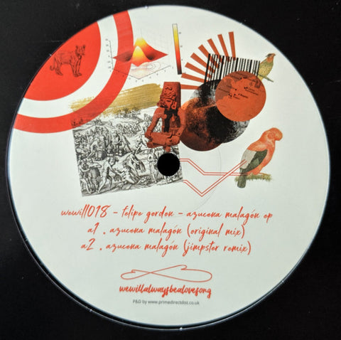 Felipe Gordon – Azucena Malagon EP Wewillalwaysbealovesong – wewill018
