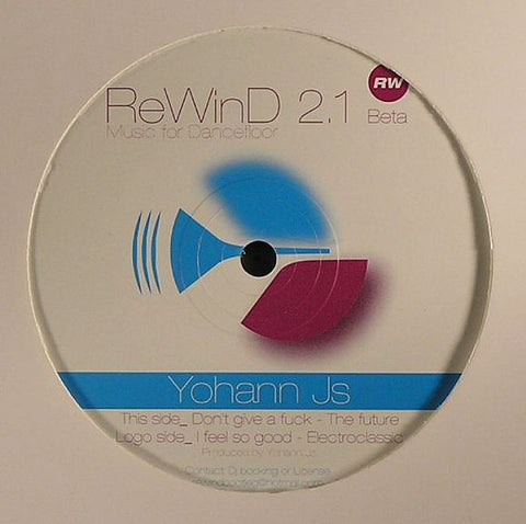 Yohann Js ‎– I Feel So Good Rewind (Bootleg From Paris) ‎– YO05
