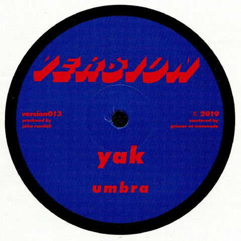 Yak ‎– Umbra / Kaepora - Version ‎– version013