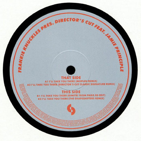 Frankie Knuckles - I'll Take You There - So Sure Music ‎– SSMDC003