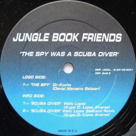 Jungle Book Friends - The Spy Was A Scuba Diver EP 12" BAS6 Emotion Recordings