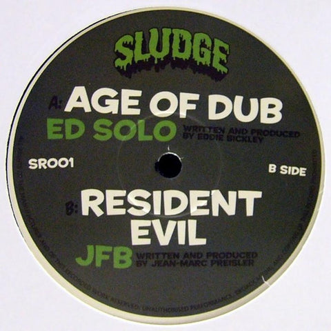 Ed Solo / JFB - Age Of Dub / Resident Evil 12" SR001 Sludge