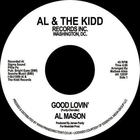 Al Mason ‎– Good Lovin’ / We Still Could Be Together - Al & The Kidd Records Inc - AK1203P