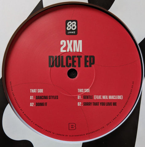2XM (2) ‎– Dulcet EP - SlothBoogie Jamz ‎– SBJAMZ004
