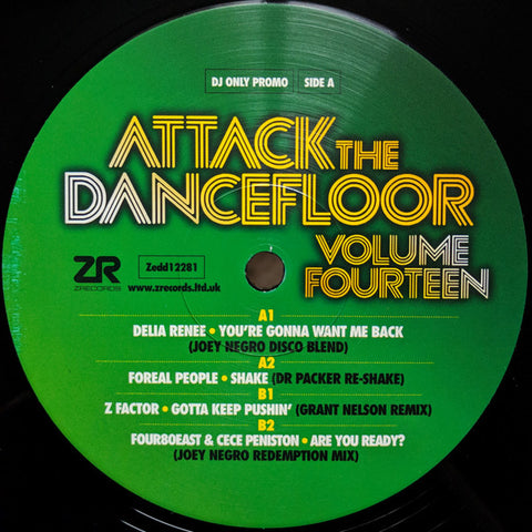 Various ‎– Attack The Dancefloor Volume Fourteen - Z Records ‎– ZEDD12281