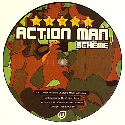 Scheme, JnrBlue - Action Man / 1985 12" JUMPRECS002 Jump Records