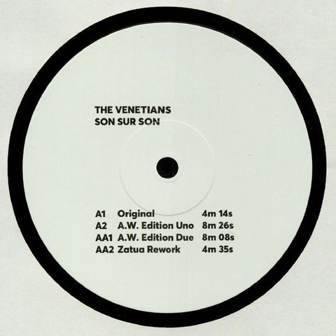 The Venetians ‎– Son Sur Son - White White ‎– WWL001