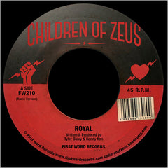 Children of Zeus ‎– Royal / Get What's Yours - First Word Records ‎– FW210