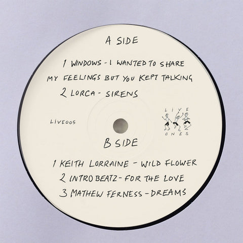 Various ‎– For The Love  - Live Ones ‎– LIVE005