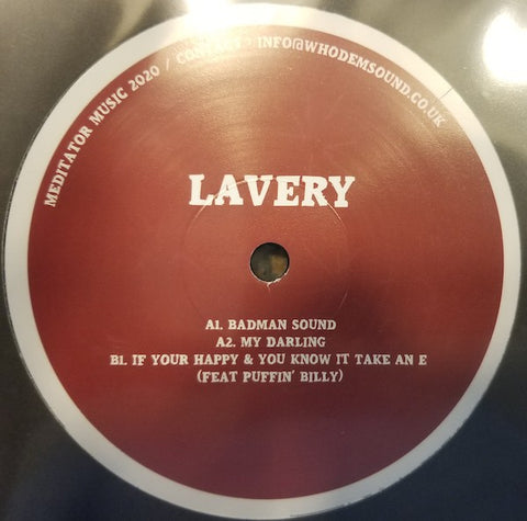 Lavery ‎– My Darling EP Meditator Music ‎– MEDITATOR019