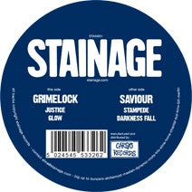 Saviour & Grimelock ‎– Justice EP 12" Stainage ‎– STAIN001