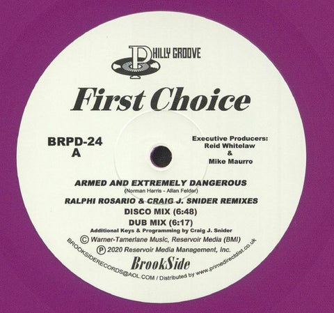 First Choice ‎– Armed & Extremely Dangerous Philly Groove Records , Brookside BRPD24