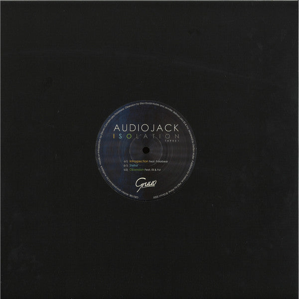 Audiojack ‎– Isolation Tapes 1 Gruuv ‎– GRU108