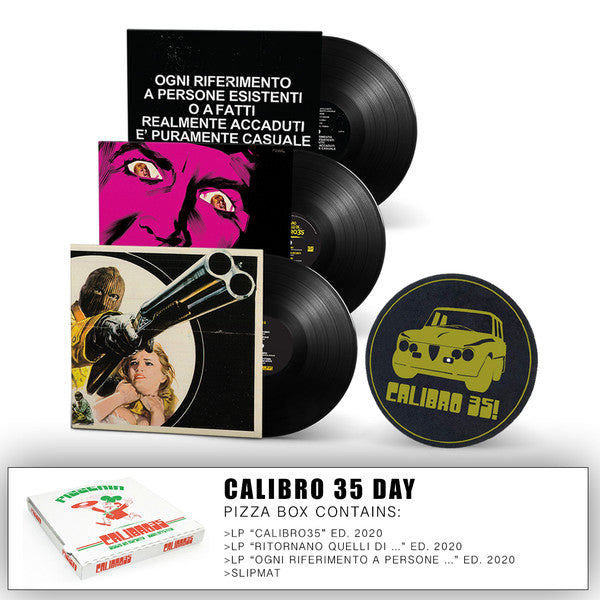 Calibro 35 ‎– Pizza Box Calibro 35 Day Record Kicks ‎– none