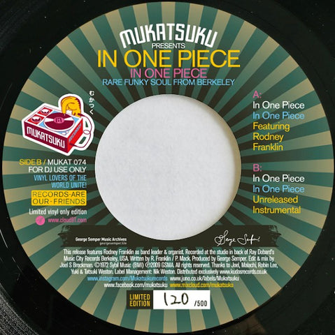 In One Peace – In One Piece Mukatsuku Records – MUKAT074