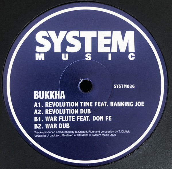 Bukkha ‎– Revolution Time / War Flute System Music SYSTM036