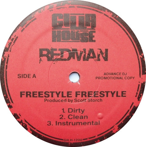 Redman - Freestyle Freestyle / Walk In Gutta 12" GILH1200 Gilla House