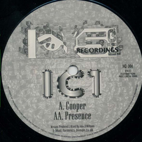 IC1 – Cooper / Presence 5HQ Recordings – HQ006