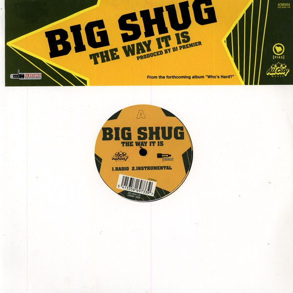 Big Shug - Tha Way It Is 12" ACM0004 All City Music